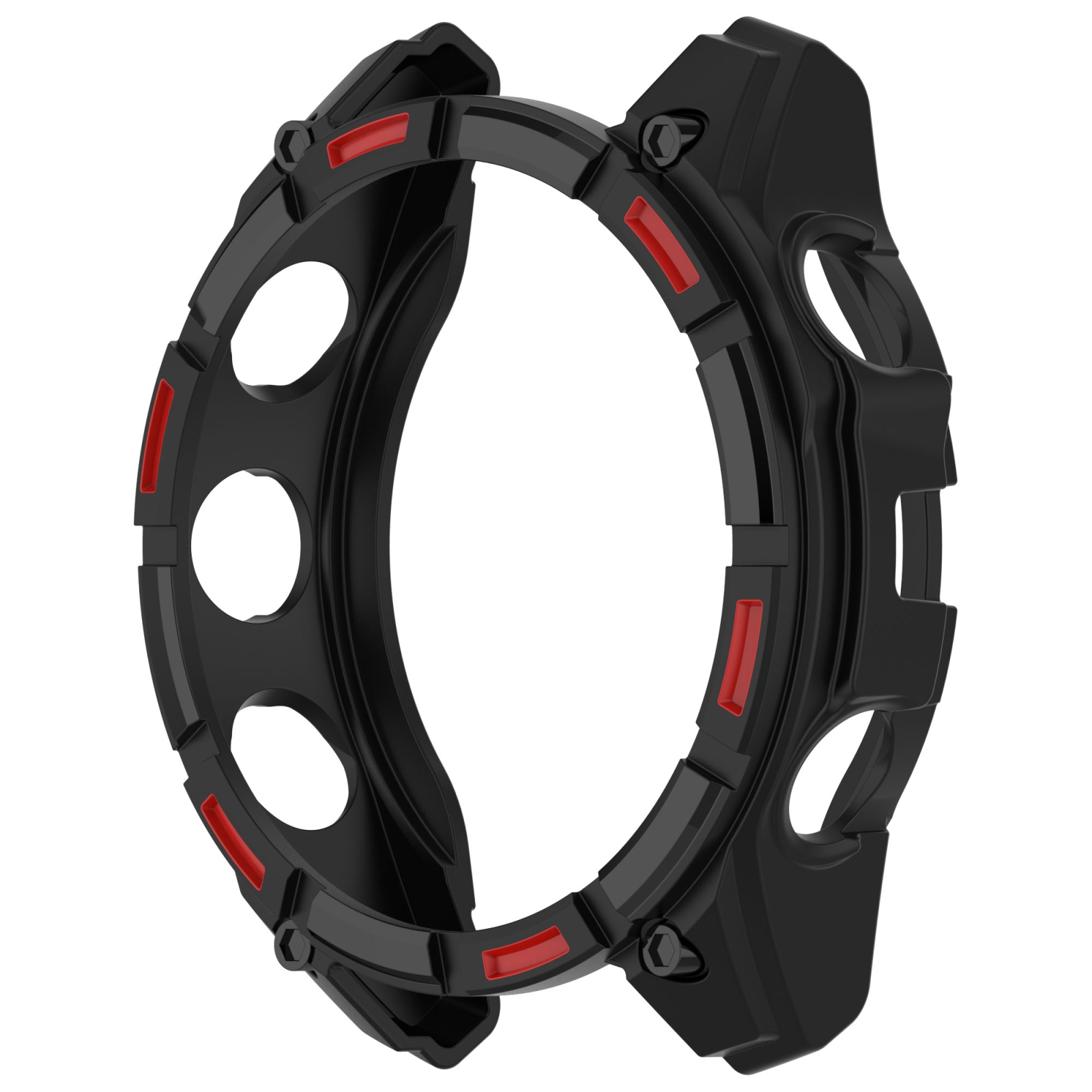 Armor Hollow TPU Half Coverage Watch Protective Case For Garmin Fenix 8 AMOLED 47mm. 