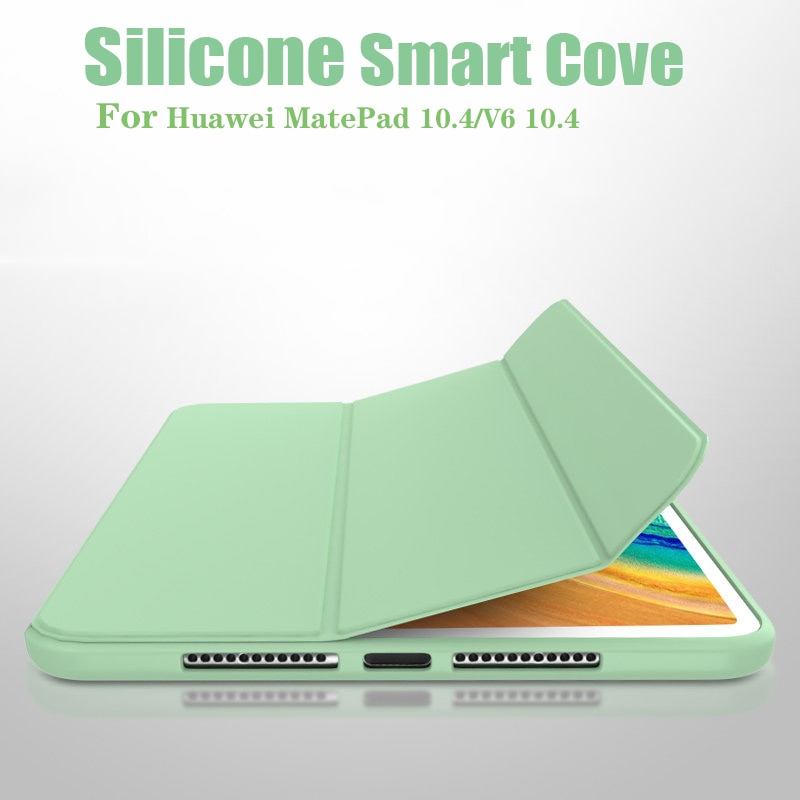 Case For Huawei Matepad 11 T5 T10S 10.1"AGS3-L09/AGS3-W09/ For Huawei Matepad T10 9.7"AGR-L09/AGR-W09 Silicone Soft Smart Cover. 