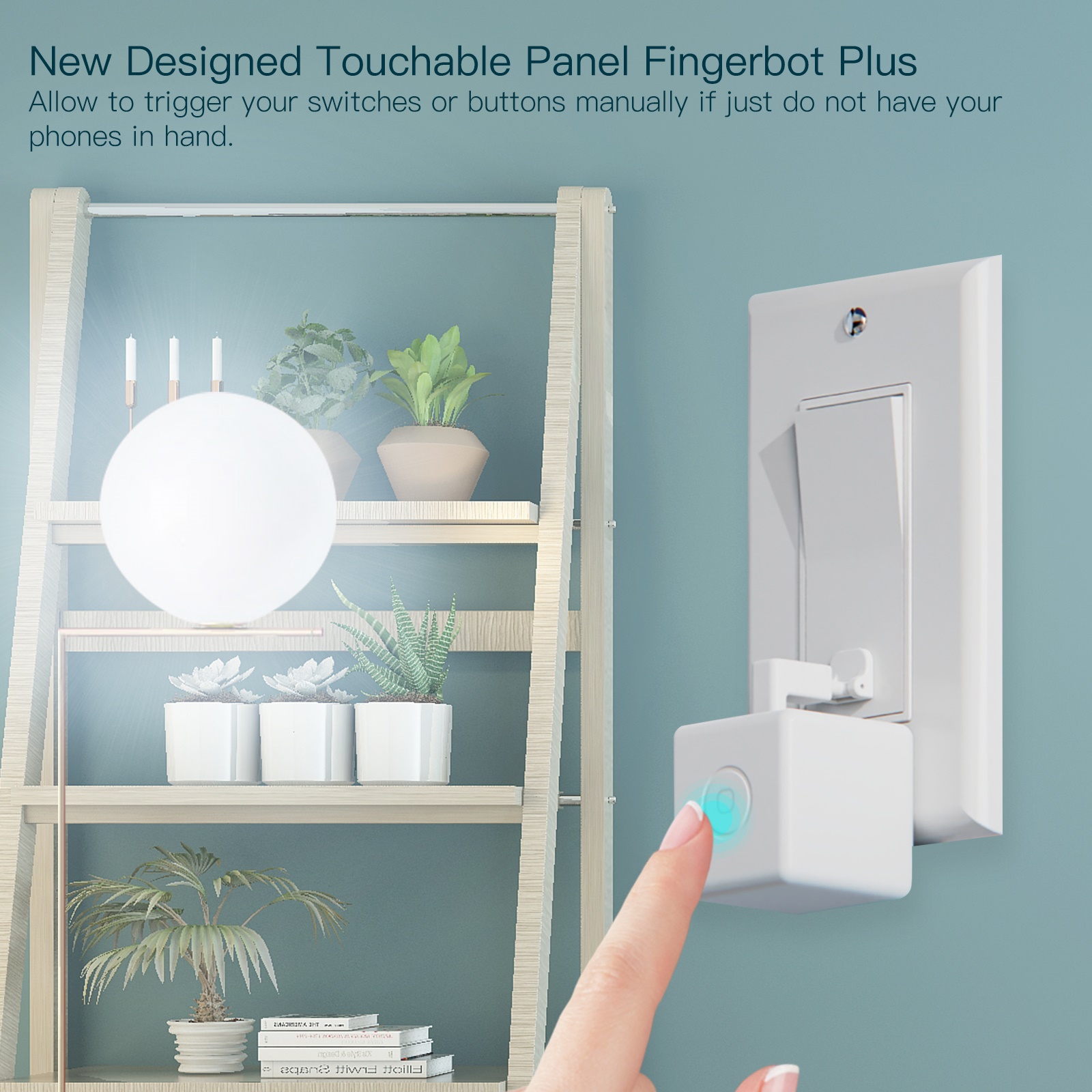 MOES Tuya Fingerbot Button Pusher New Bluetooth finger robot Smart Life App automatic switch Voice Control Alexa Google Home. 