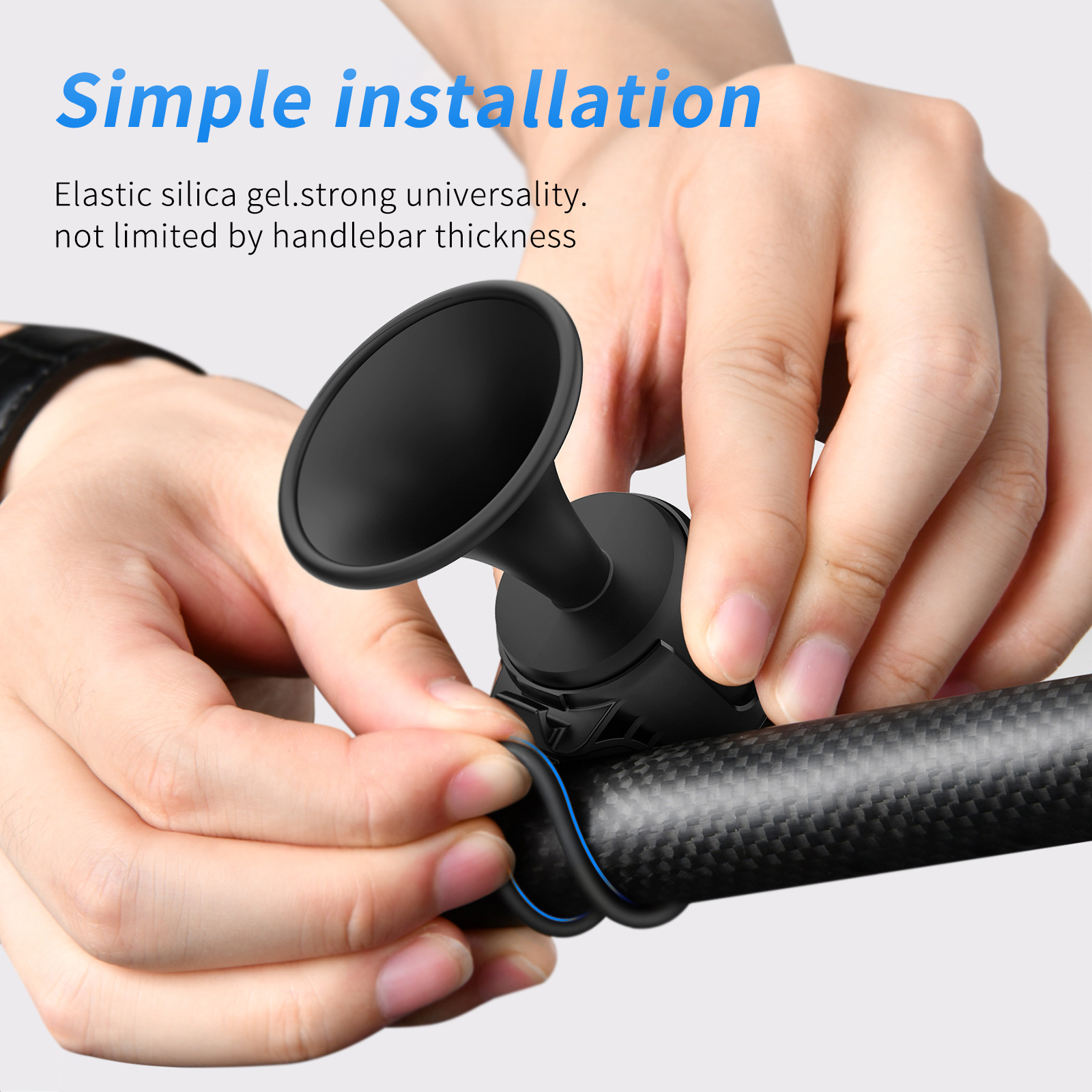 X-TIGER Bike Bell 120DB Loud Sound Electronic MTB Horn Waterproof Ultralight Bicycle Handlebar Warning Bell Bike Accessories. 