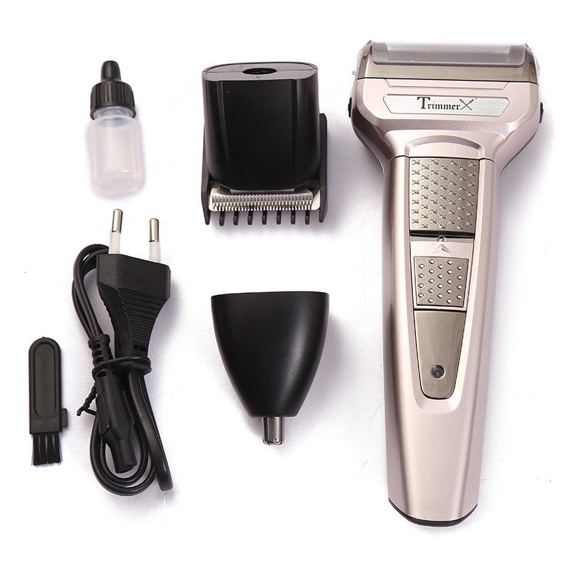Men's Suit Hair Clipper Reciprocating Shaver Nose Hair Device One Machine Three Usb Charging. 