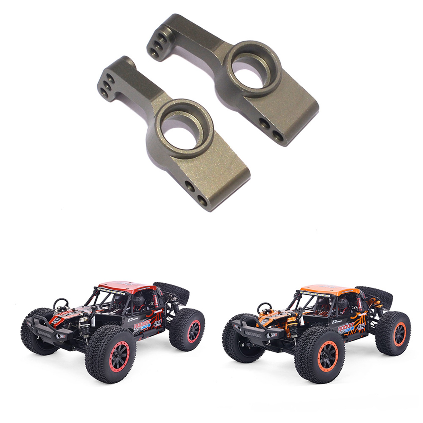 4Pcs Metal Rear Axle Seat Hub Carrier 7189 for ZD Racing DBX-10 DBX10 10421-S 10423-S 10427-S 1/10 RC Car Upgrade Parts. 