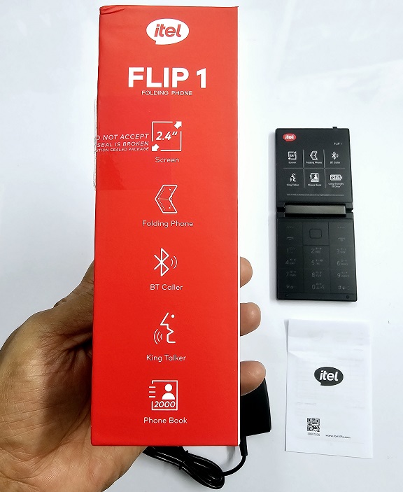 itel Flip 1 Folding Phone Dual Sim. 