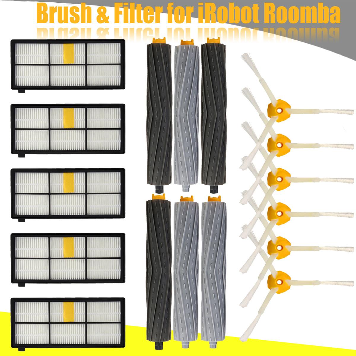 Side Brush Filter Extractor Replacement Kit For Irobot Roomba 800 Series 870 880