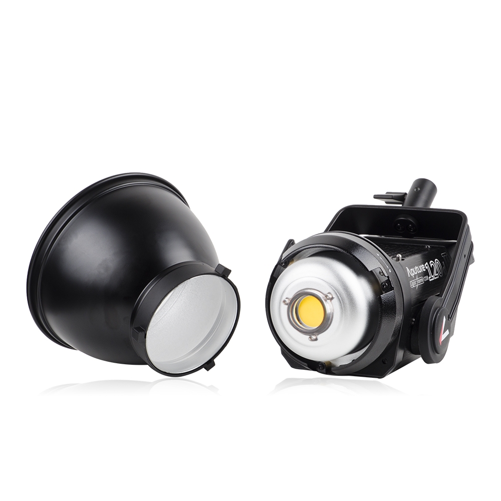 New- Aputure LS C120D II High Color Restoration CRI 96 Light Storm Natural White Light 5500K COB LED Studio Video Light with 2.4GHz Wireless Remote & Control Box (Black). 