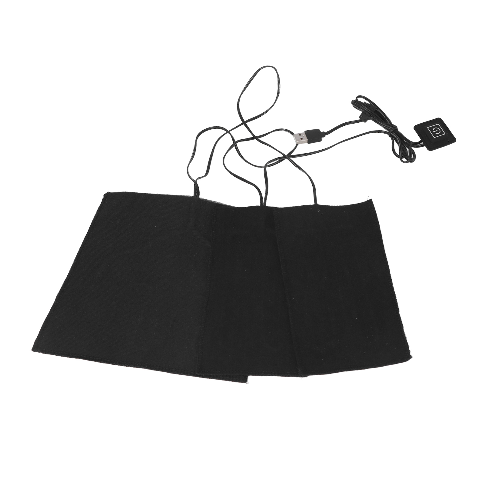USB Powered Heater Pad, DC 5V 3 Levels Adjustable Temp Electric Heating Sheet Washable for Back Abdomen. 