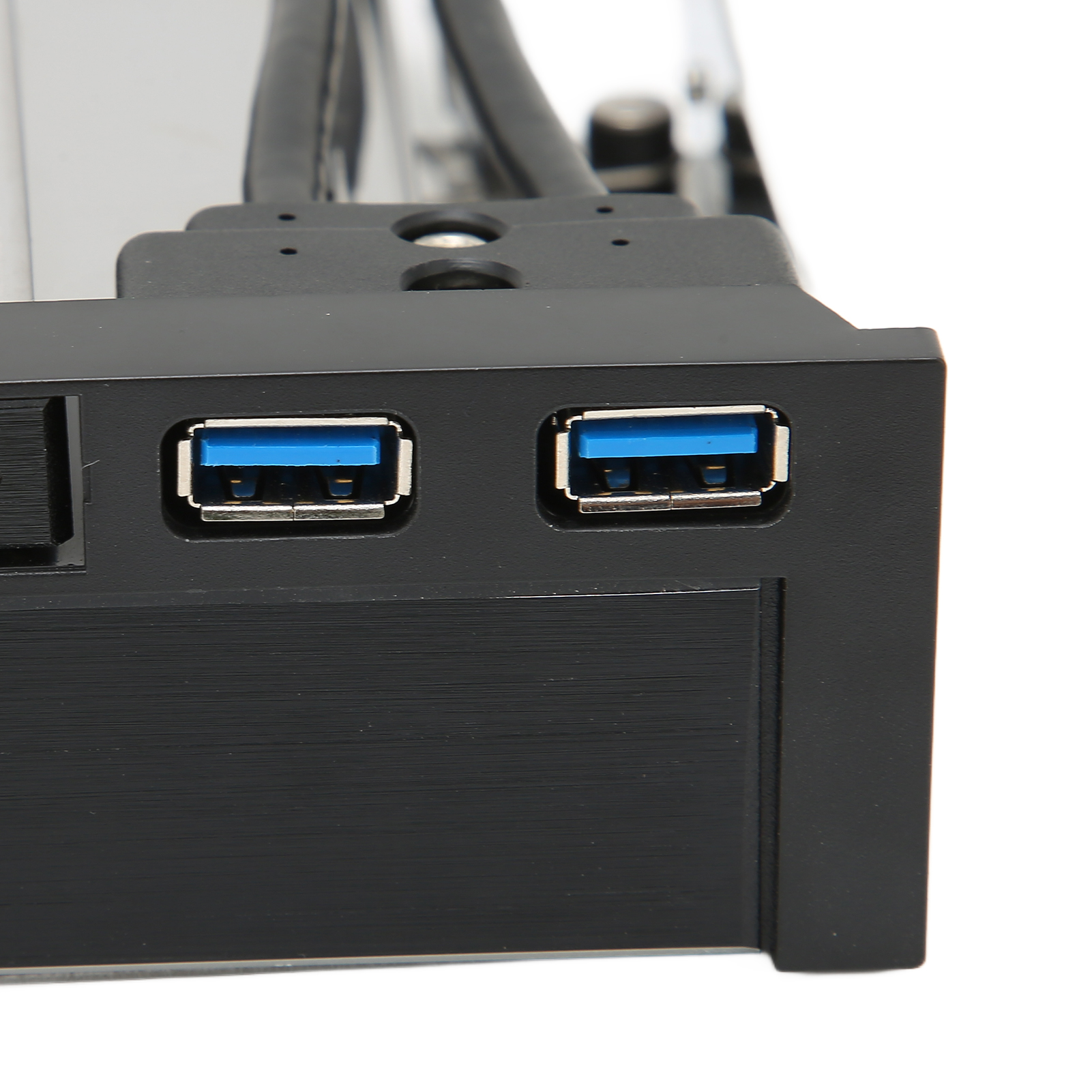 Hard Disk Enclosure Dual Ports LED Indicator Shockproof Reliable Easy to Use Dual Bay Hard Drive Bracket for Computer. 