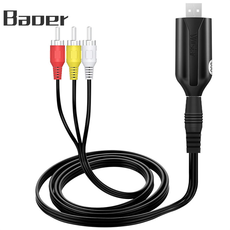 Baoer USB2.0 Capture Card Video VHS To DVD Adapter Converter RCA Audio Capture Card Compatible For Windows XP/Windows 2000