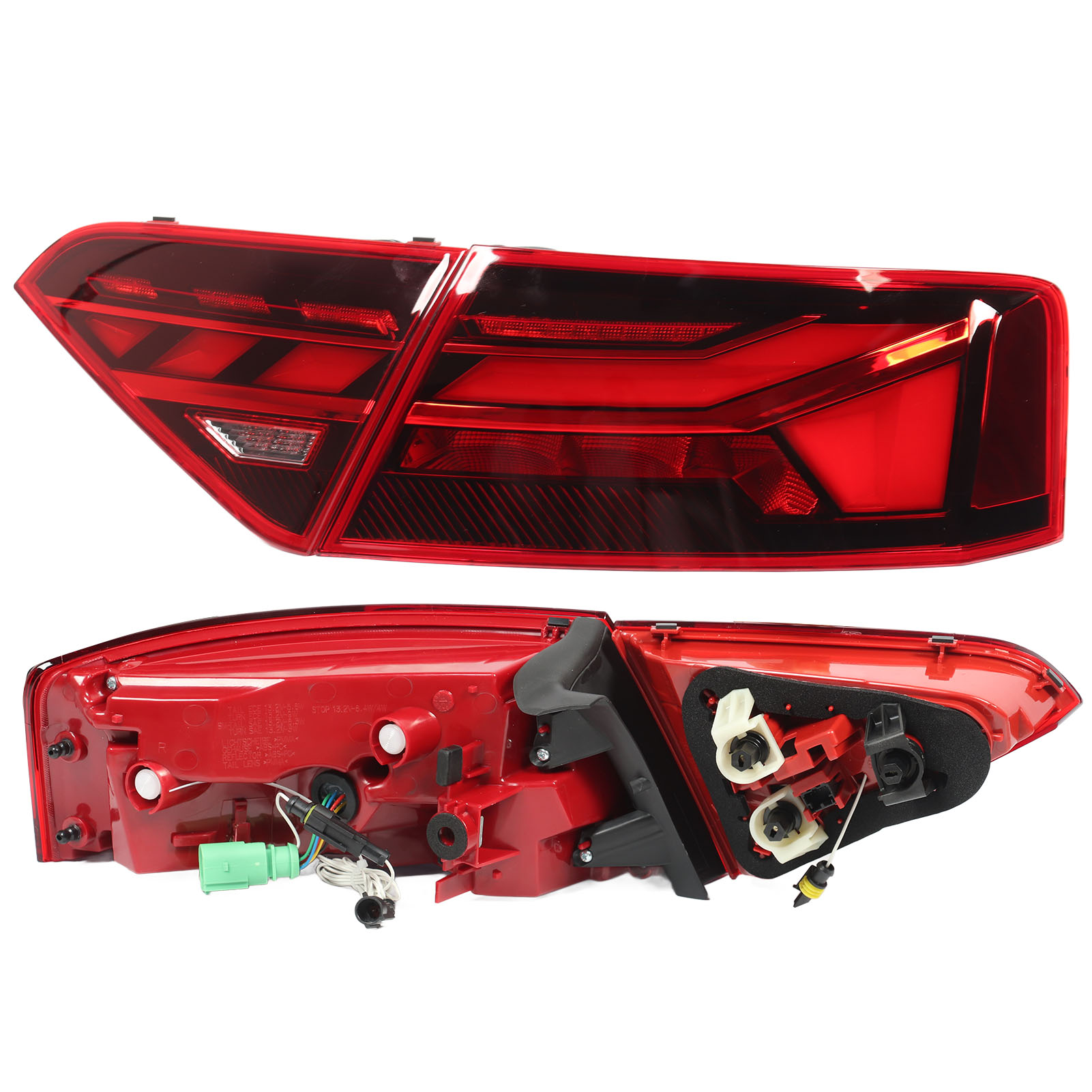 For B9.5 Look Dynamic Full LED Tail Lights Rear Lamp Assembly for Audi A5 S5 RS5 B8.5 Facelift 2012 2013 2014 2015 2016. 