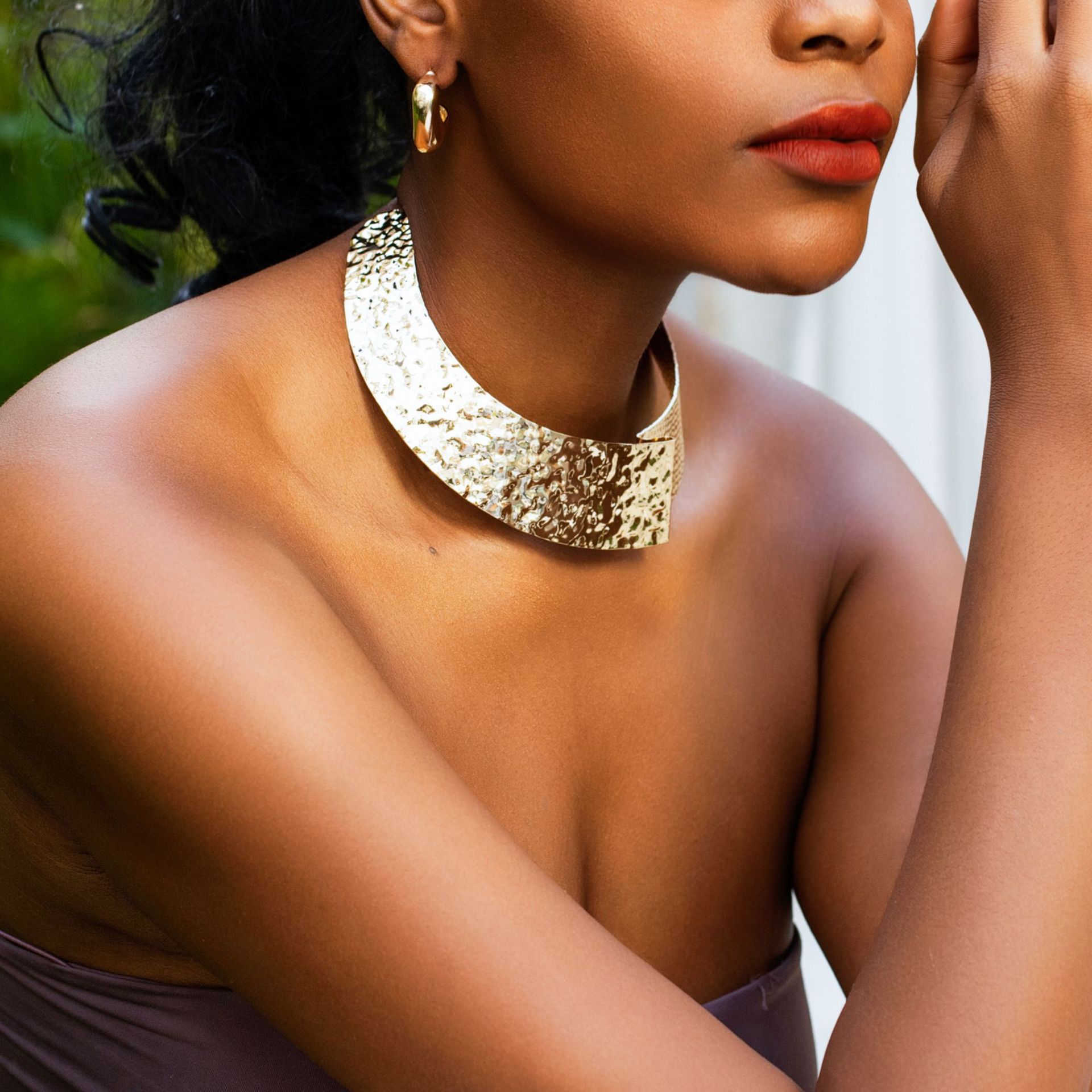 Aliexpress African Choker Fashion Gold Plated Jewelry Set Dubai