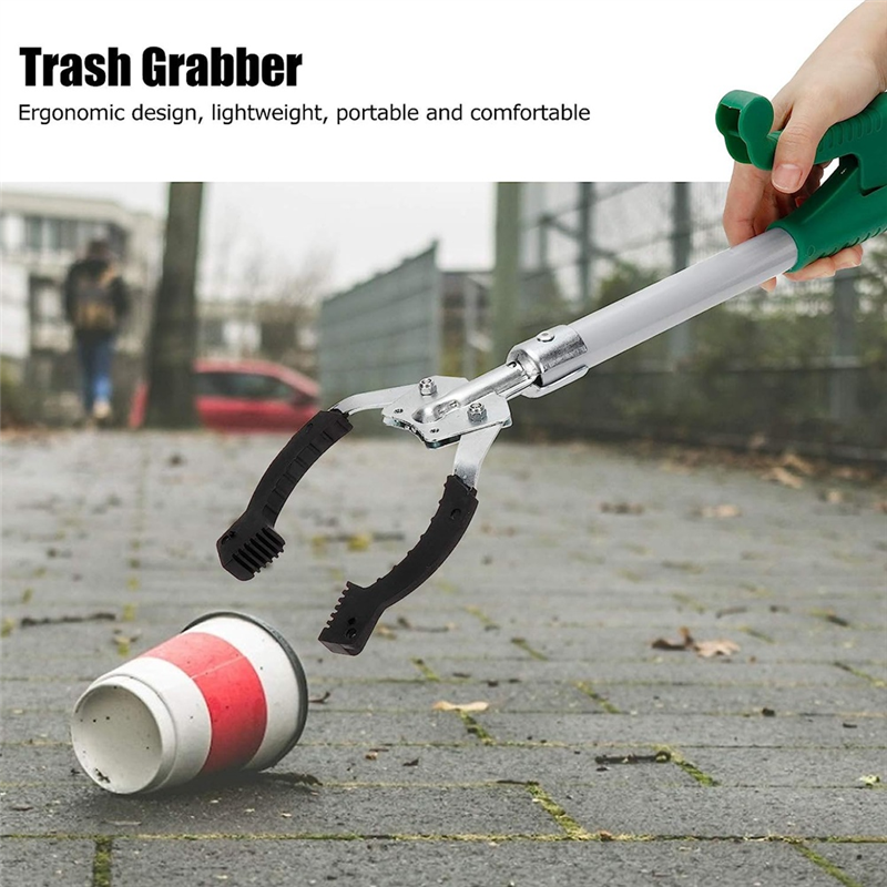 1 Pcs Garbage Tongs Pick Up Reaching Tool Long Arm Garbage Collection Stick 40cm. 