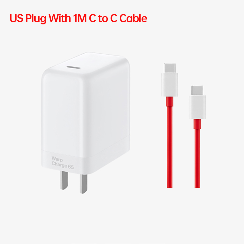 65w For Oneplus 9 Pro Warp Charger 65 Power Adapter EU US Dash Charger One Plus 9pro 8 T 8t+ 5g Chargeur Usb C To Type C Cable. 