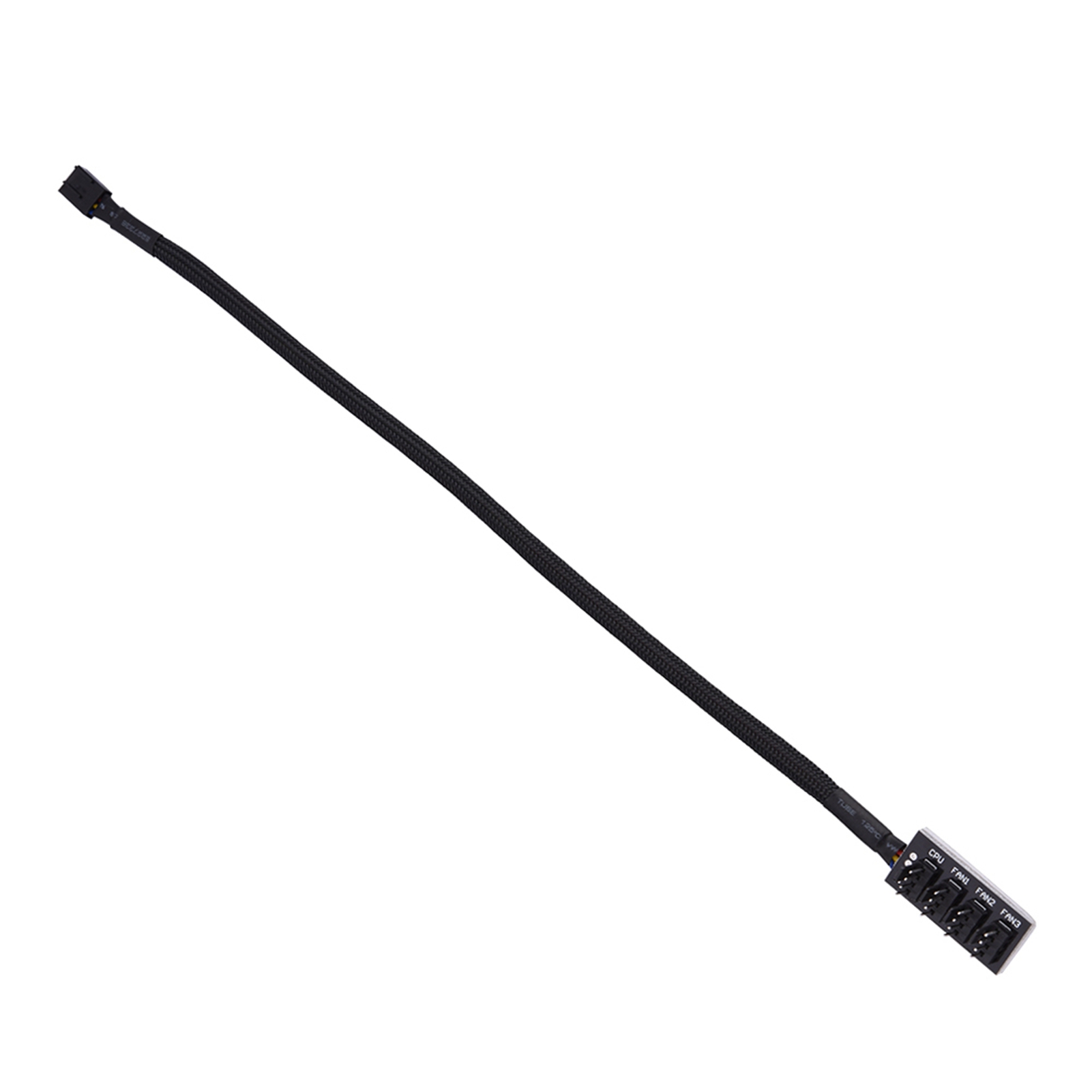 4-pin PWM splitter hub computer CPU/fan power multiple connector cable adapter support 3-pin/4-pin fans. 