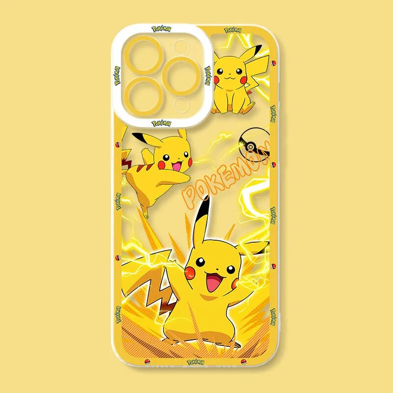 Cartoon Pokemon Phone Case for Infinix Hot 30 30i 20 20i 20s 12 12i 11 2022 11s NFC 10 10i 10s 8 9 Play Soft Back Cover