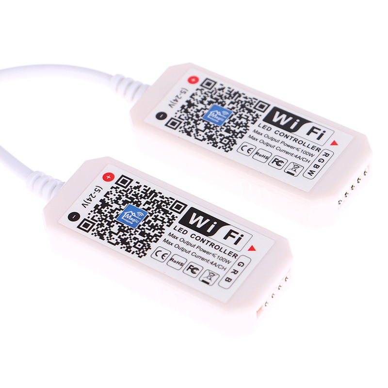 DC5V 12V 24V LED Strip Bluetooth WIFI RGB RGBW Android IOS APP Controller. 