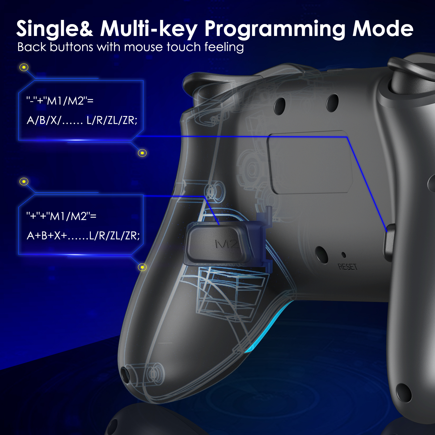 DinoFire Wireless Controller For Nintendo Switch OLED Console Pro gamepad With 600mAh Battery For Switch/Switch Lite Controllers. 