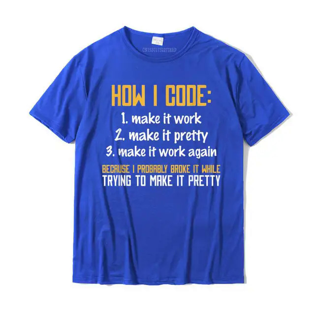 Programmer Coder Developer Programming Coding T-Shirt Simple Style Tops Shirt For Men Slim Fit Cotton Tshirts Summer. 
