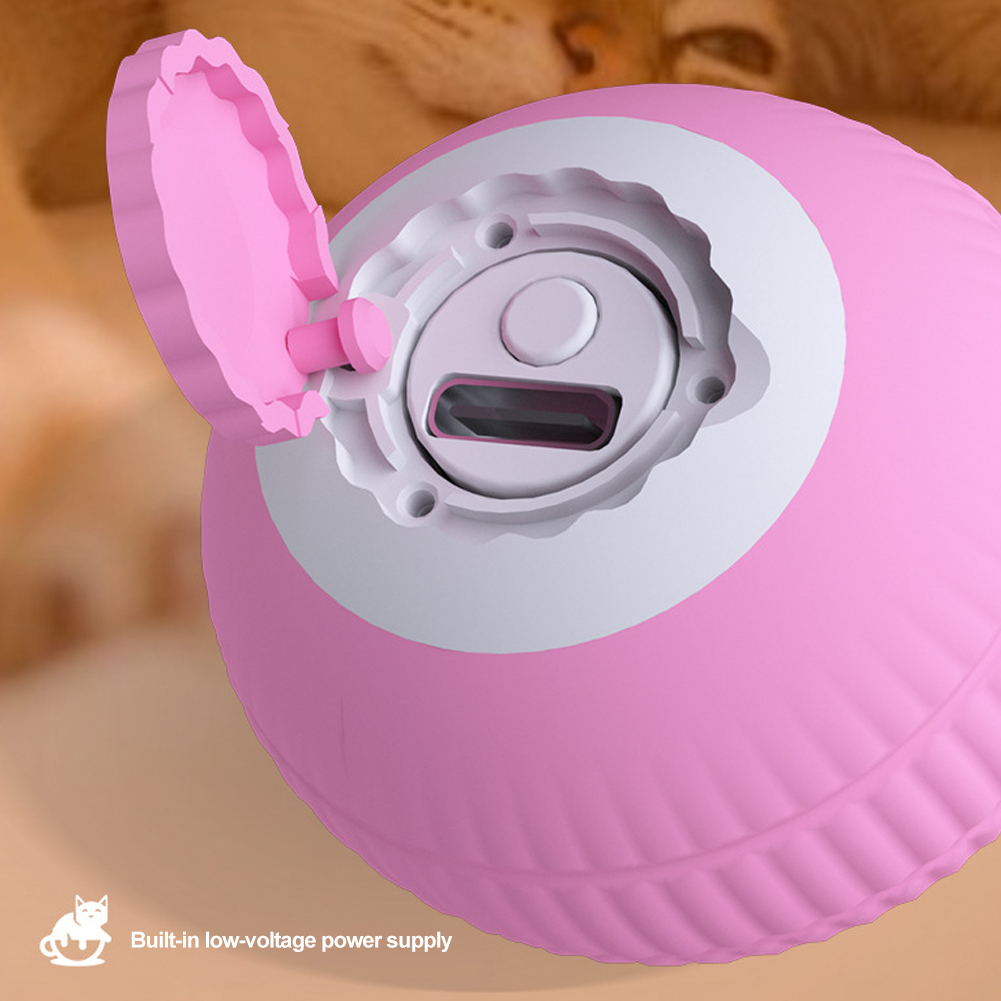 SF Smart Cat Toys Automatic Rolling Ball Electric Cat Interactive Toys Cats Training Self-moving Kitten Toys for Indoor Playing. 