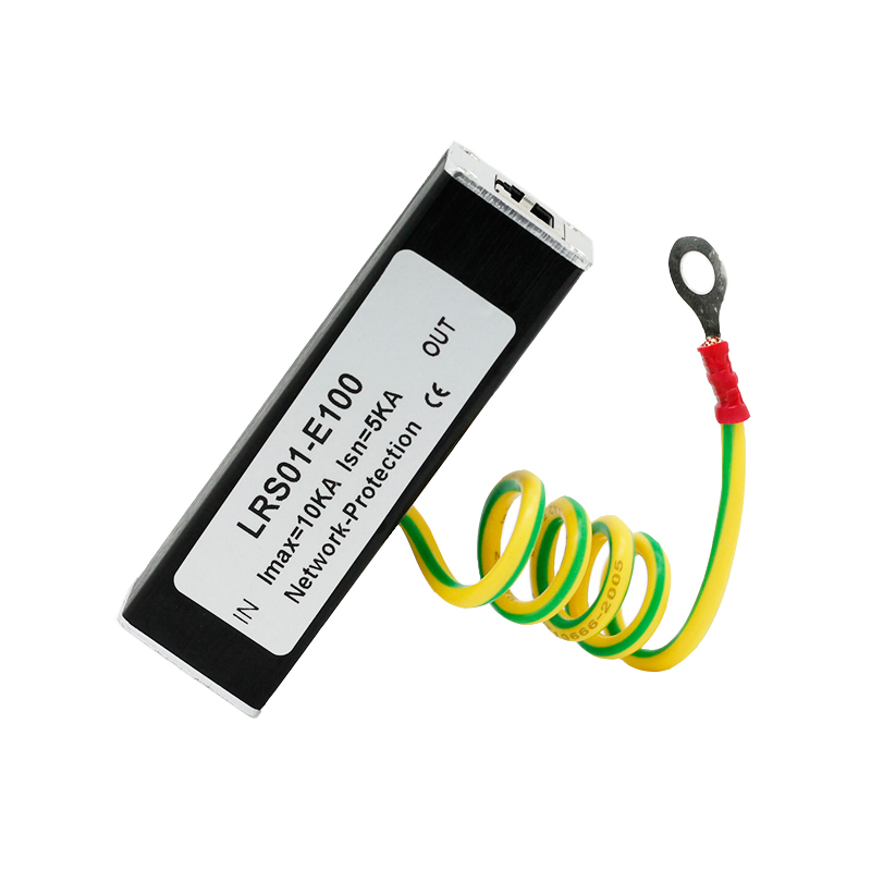 Network RJ45 Surge Protector Protection Device Lightning Arrester SPD for 100M Ethernet Network Thunder Lightning Arrester. 