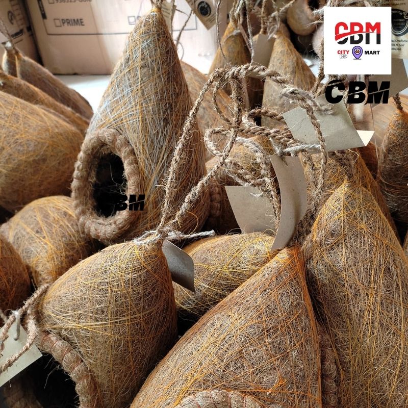 Organic handmade bird nest Large size 1 Pcs - Pakhir basha. 