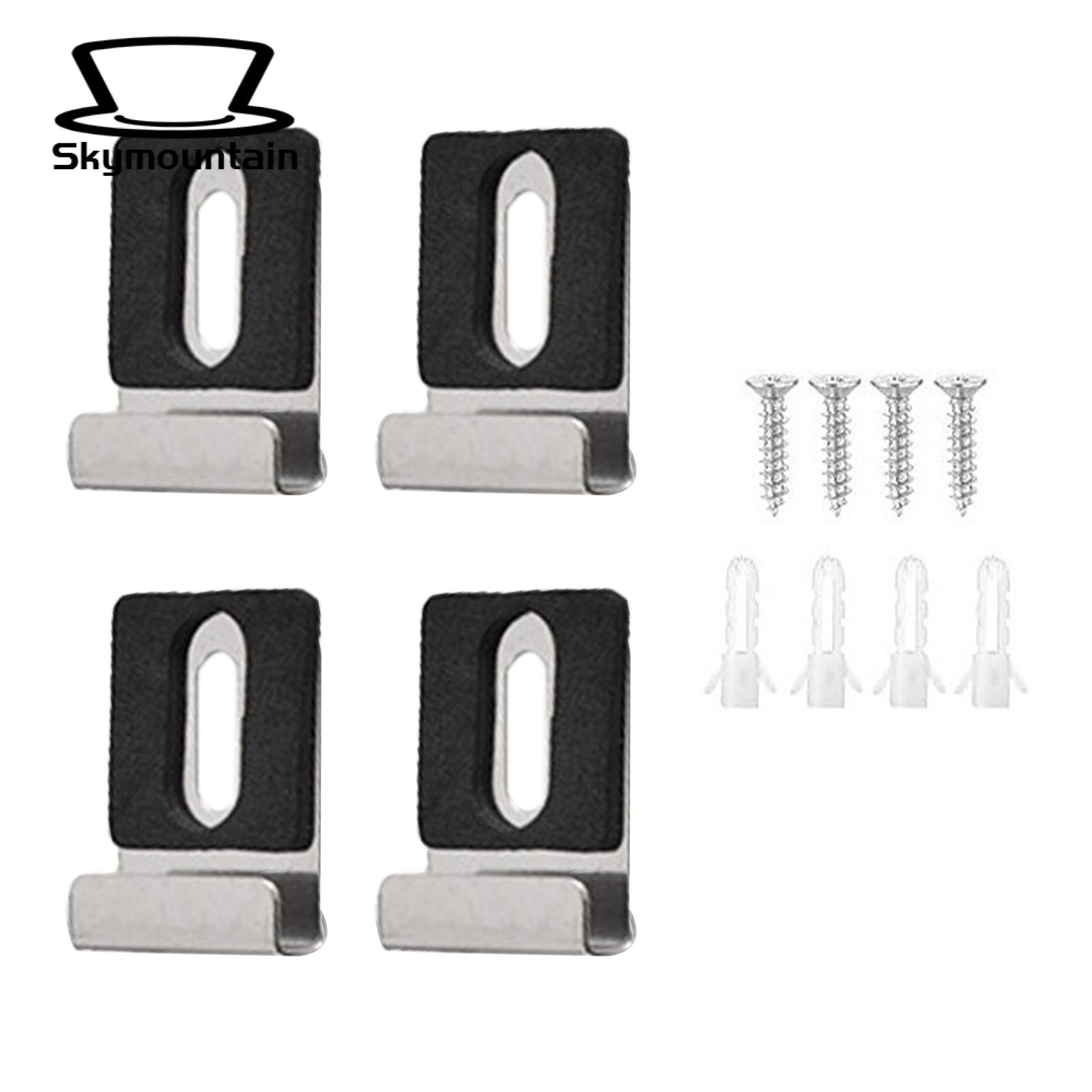 Heavy Duty Mirror Clamp Rustproof Metal Mirror Clips for Secure Wall Mounting Strong Load-bearing Wide Channel Hanger Kit for Large Mirrors Heavy Duty Retainer Clips Easy Installation Mirror Bracket. 