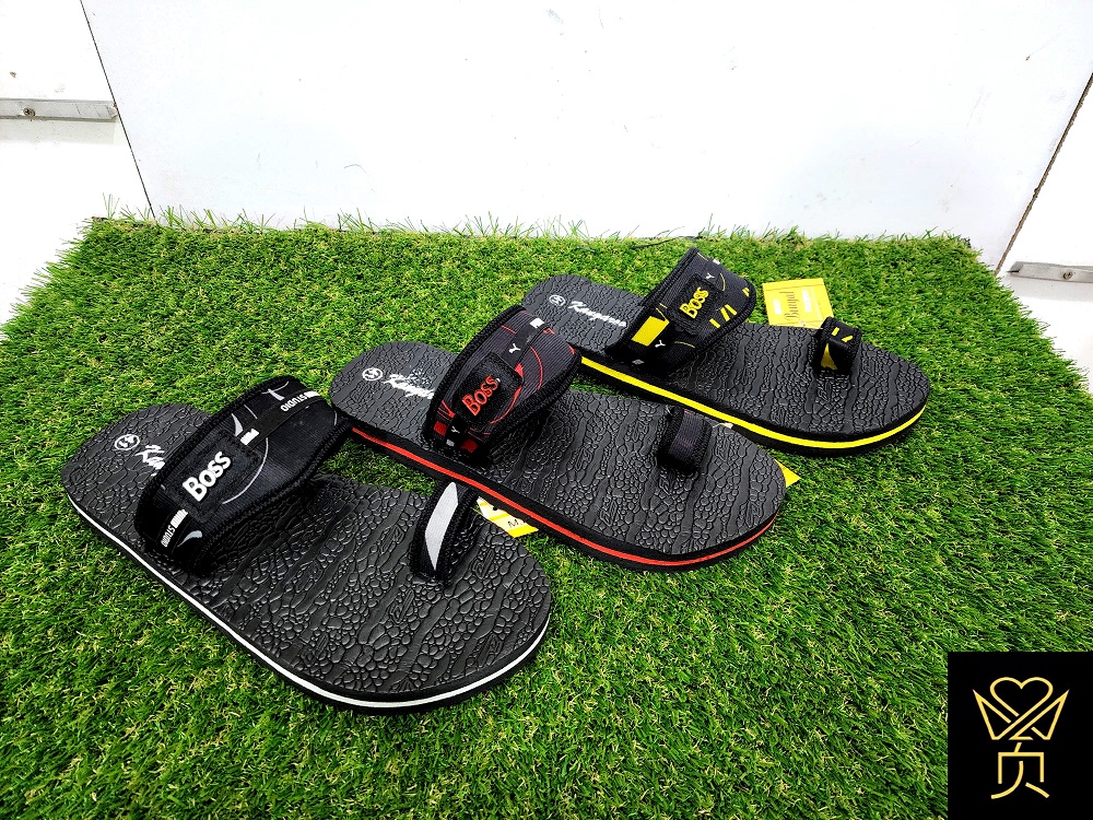 Stylist sandal - New denim Long Lasting stylist sandal - Slides Slipper for Men - As Same As Picture - New Model ( Eid Collection ). 