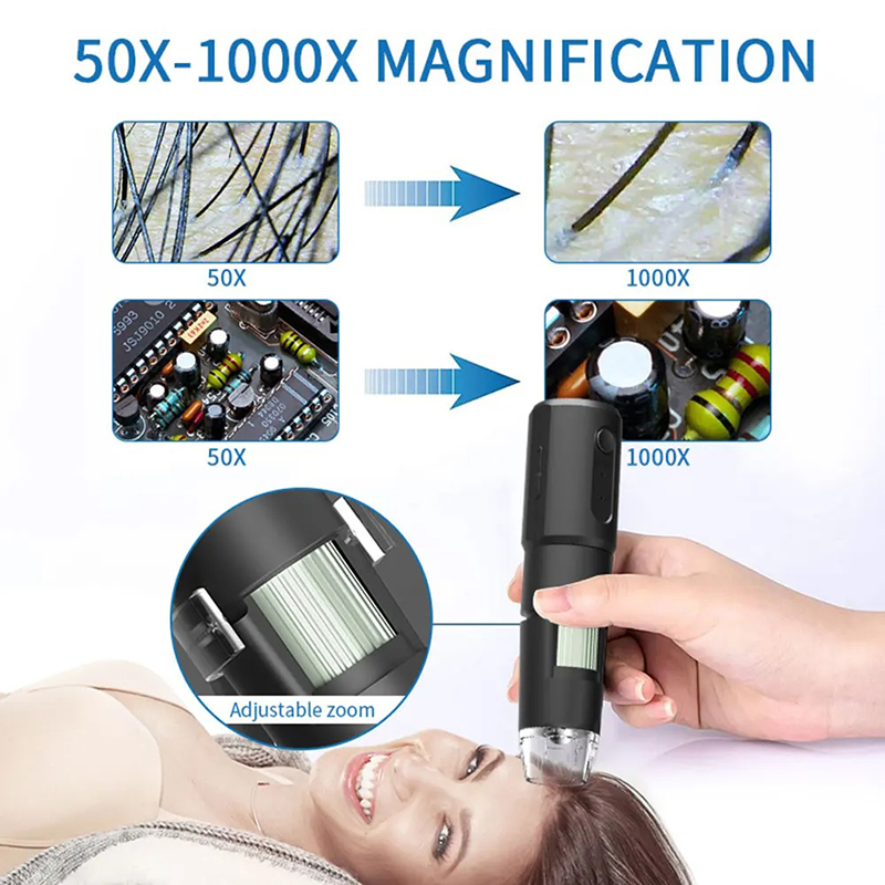 USB Dermatoscope Skin Analyzer Machine Professional Aesthetic Equipment Microscope For Soldering Facial Analyzer Scalp Diagnosti. 