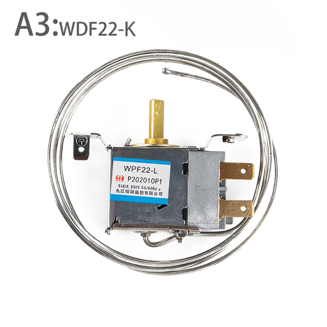 1pc Wdf18/19/20/22/24-K Refrigerator Parts Thermostat Household 250v Metal Temperature Controller. 