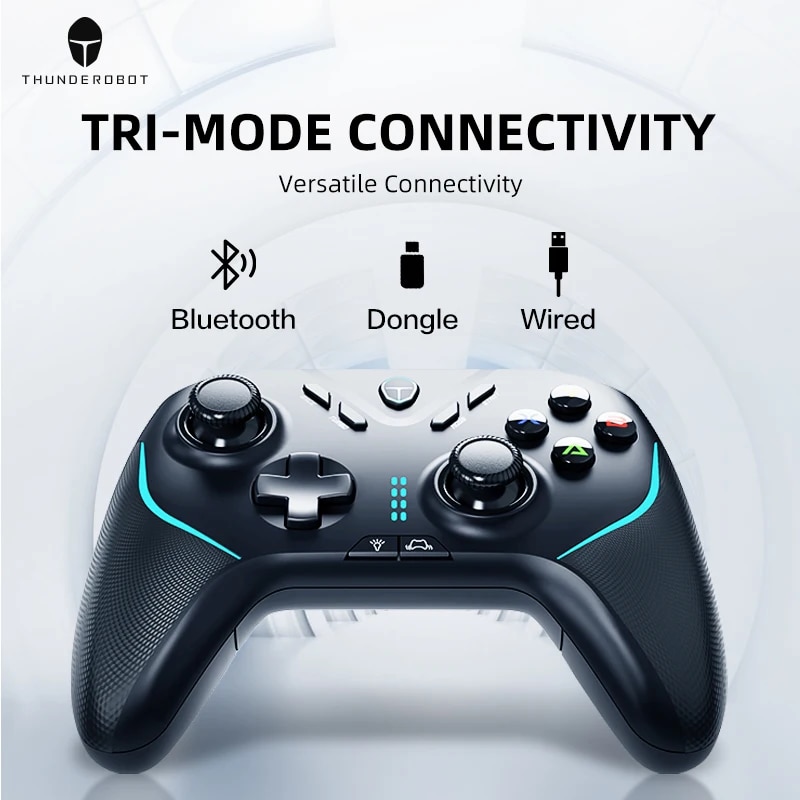 Thunderobot G50 Pro Game Controller For PC Buletooth Wireless Wired Vibration Gamepad Joystick for Nintendo Switch PC STEAM. 
