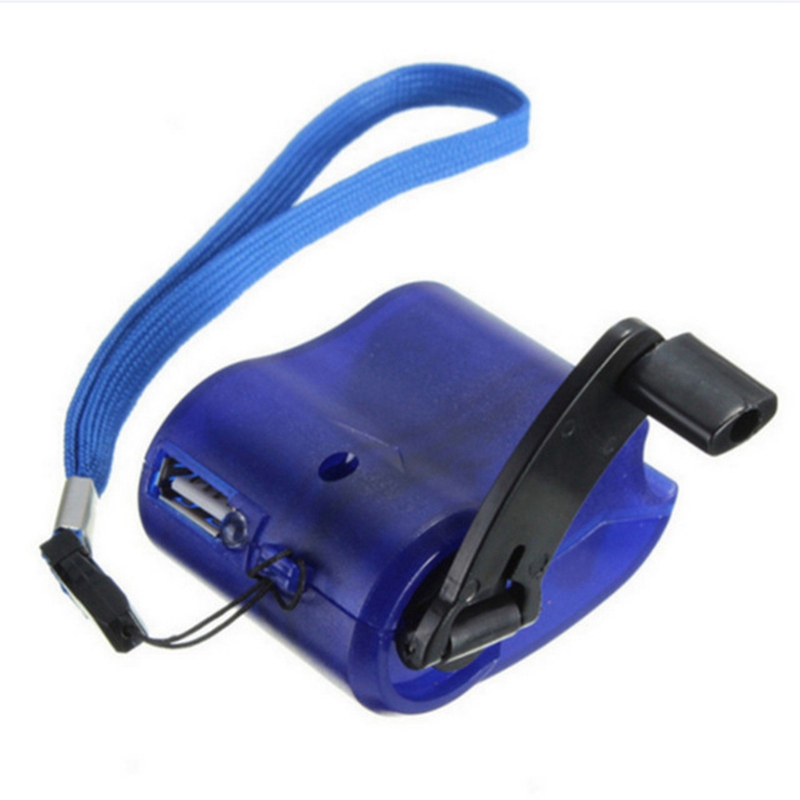USB Emergency Hand Cranking Dynamo for Universal charger Travel Charger Gadgets. 