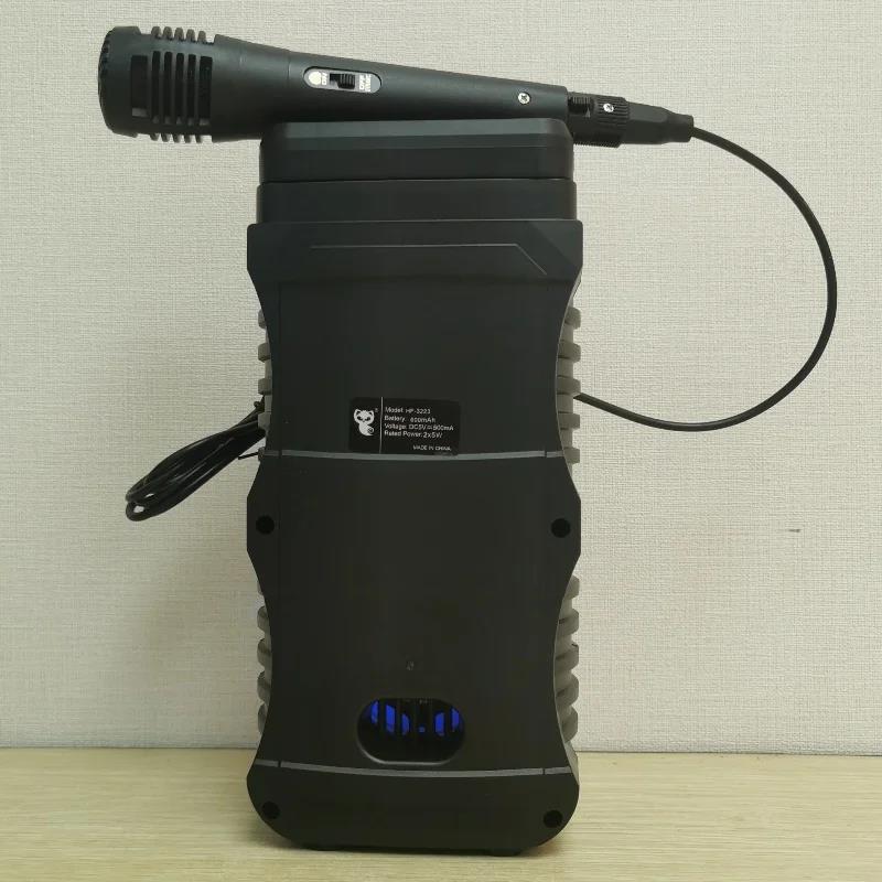 Outdoor Sound Column Subwoofer Wireless Home Karaoke System with MIC Portable Mini Caixa De Som Bluetooth Speaker Party Box AUX. 