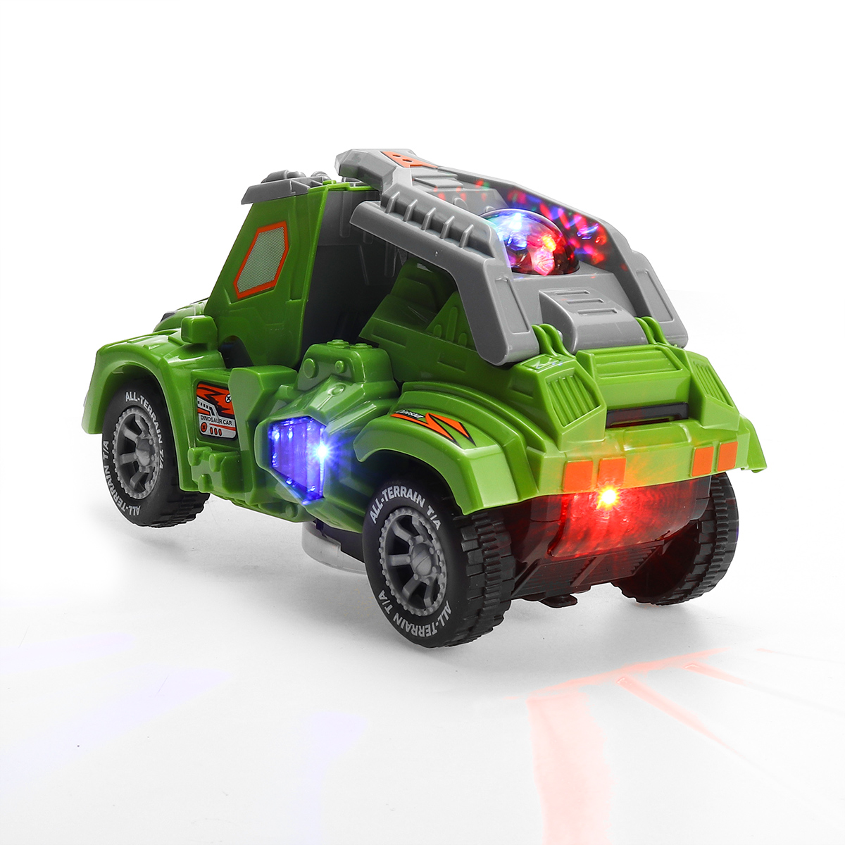 Practical Kids Electric Deform Dinosaur Car Toy with Music Flashing Lights. 