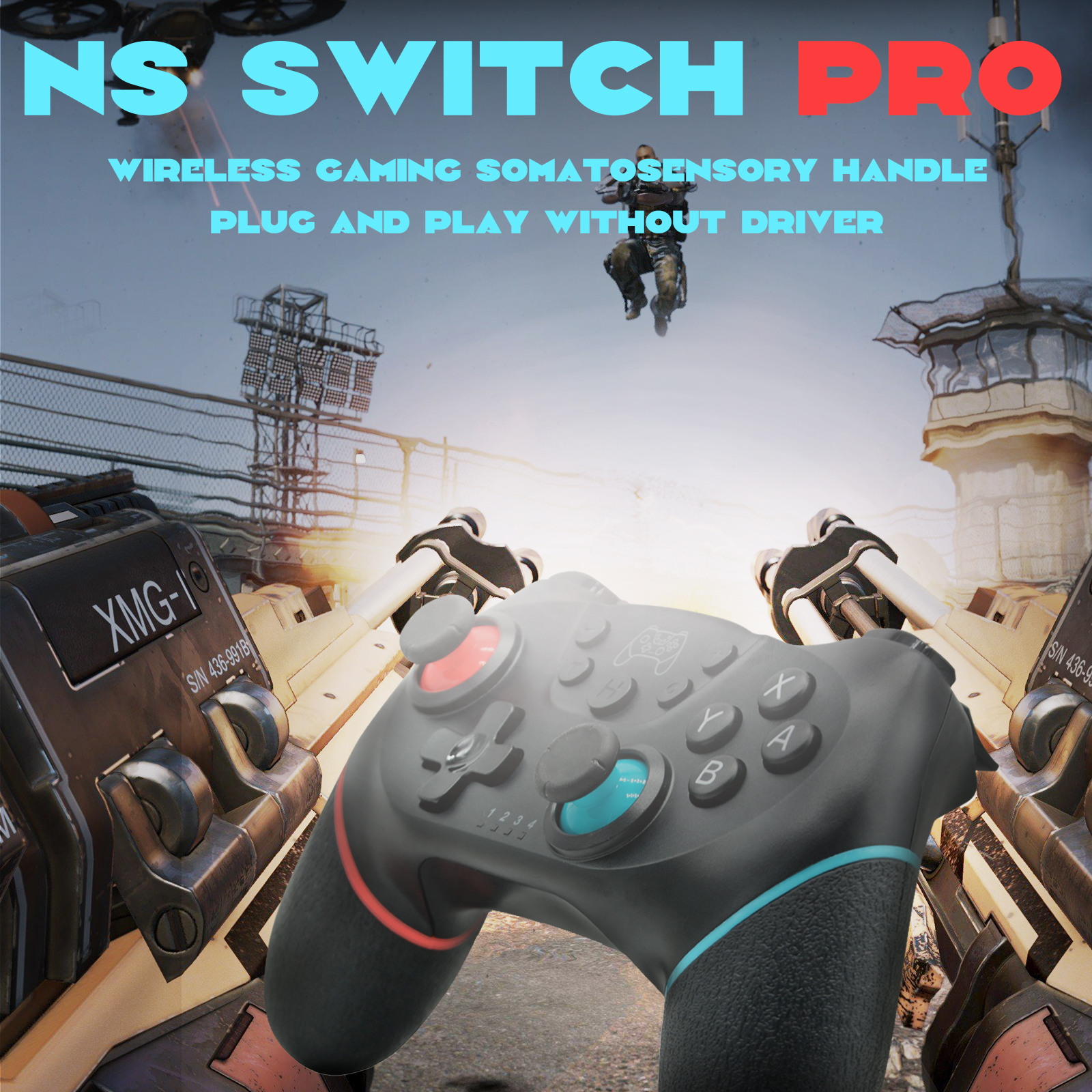 BROODIO Compatible Nintendo Switch Controller Wireless Bluetooth Gamepads For Nintendo Switch Pro OLED Console Control Joystick. 