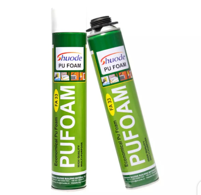 Expanding Spray Waterproof PU Foam Sealant-750 ml. 