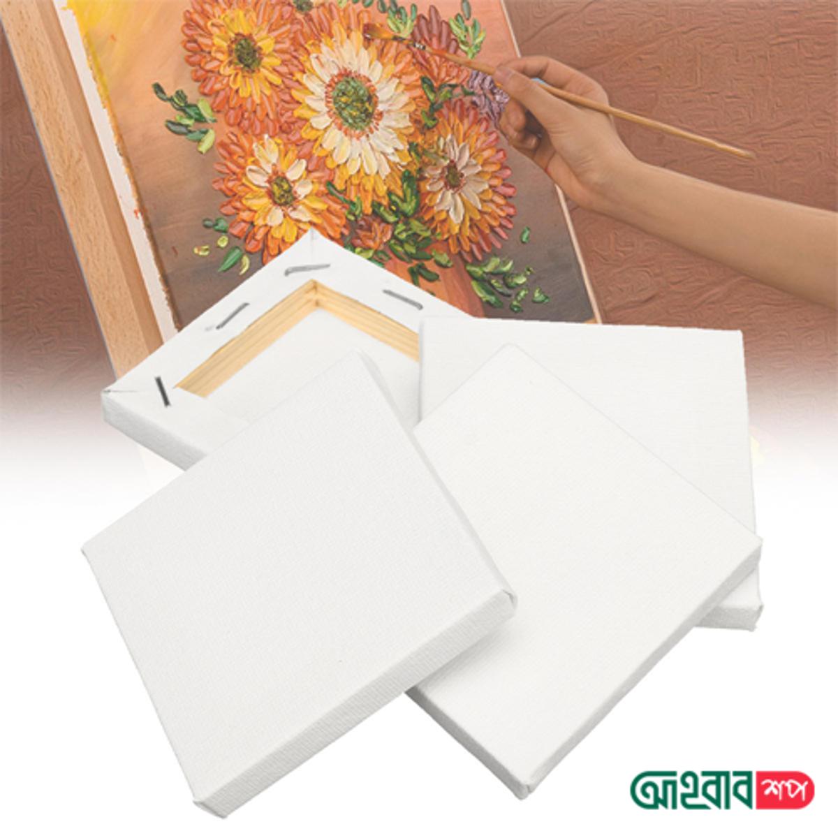 Canvas 5x5 inch (3pc) , Canvas for Painting, Canvas Board, Drawing Canvases