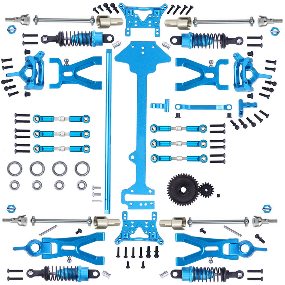 1 Set Complete Upgrade Parts Kit for WLtoys A959 A969 A959-B A969-B A979-B K929-B 1/18 RC Car Replacement Accessories,A. 