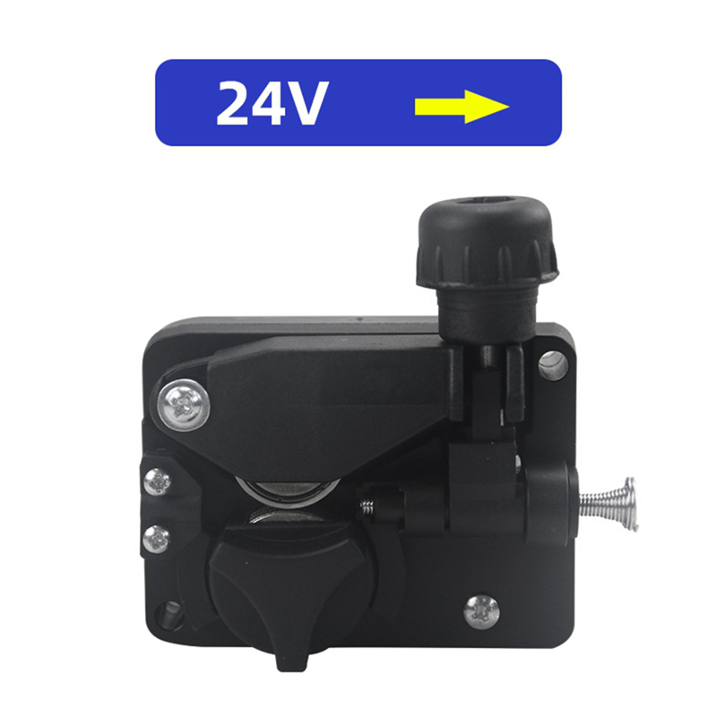 Right DC24V Mini Wire Feeder Light Duty MIG Wire Feeder Assembly Single Drive Roll Wire Feed Machine for Mig Welder Durable Easy to Use. 
