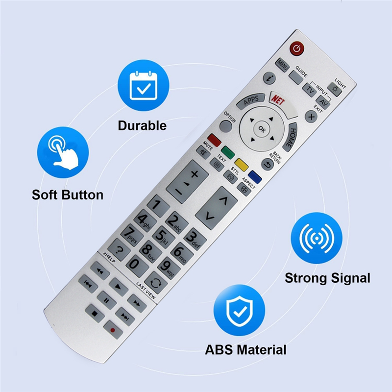 N2QAYB001012 Replace Remote for TV TX-40CX800 TX-40CXW804 TX-50CX800 TX-50CXW804 TX-55CX800 TX-55CXW804. 