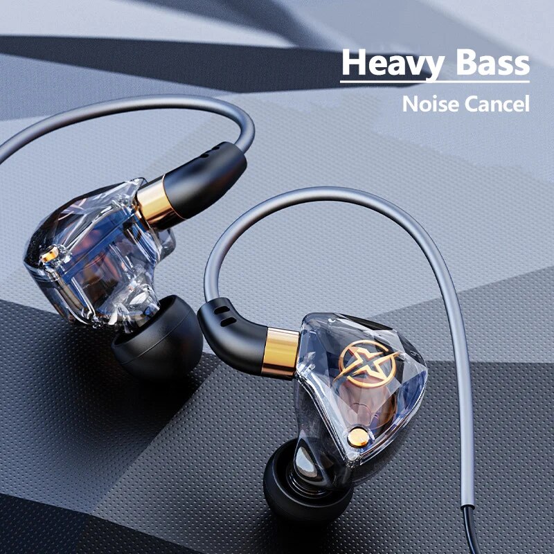 Karaoke HiFi Wired Headphones With Mic Singing Living Headset 3.5mm AUX Heavy Bass Noice Cancelling Earphone 1.2M 3M KTV Music. 