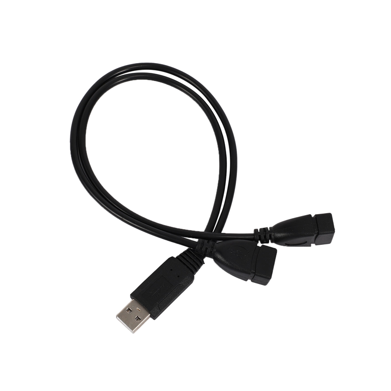 5X USB 2.0A Male Auf 2 Dual USB Female Jack Y Splitter Verteiler Adapter Kabel