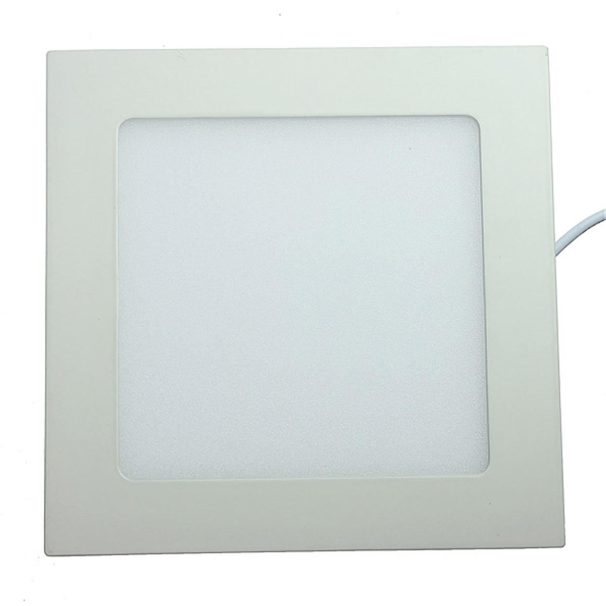 Dimmable 12W Square Ultra Thin Ceiling Energy-Saving LED Panel Light (Cool White). 