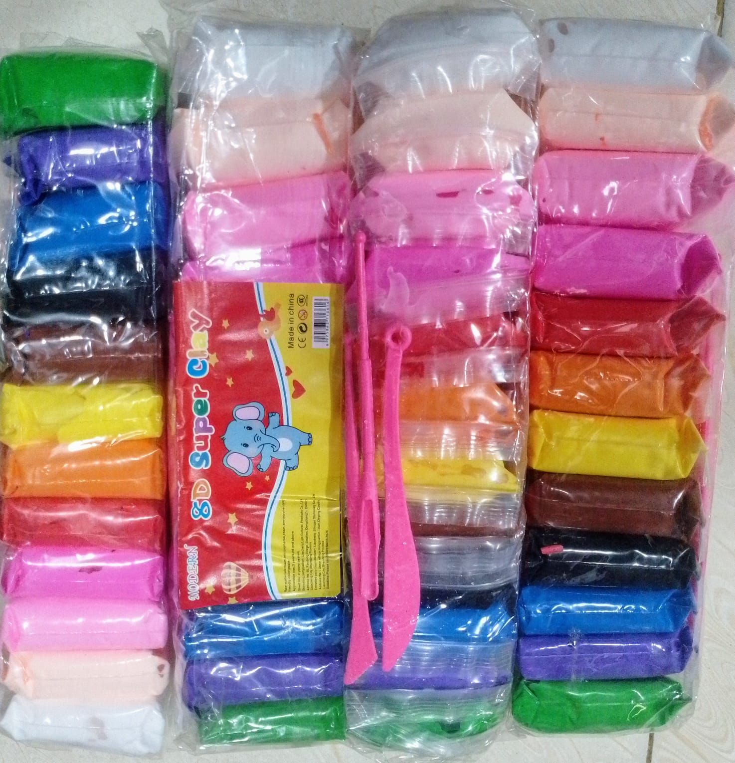 Clay Artificial soil for baby play 12 Colors Set For DIY Handmade Toys Intelligent Play Dough