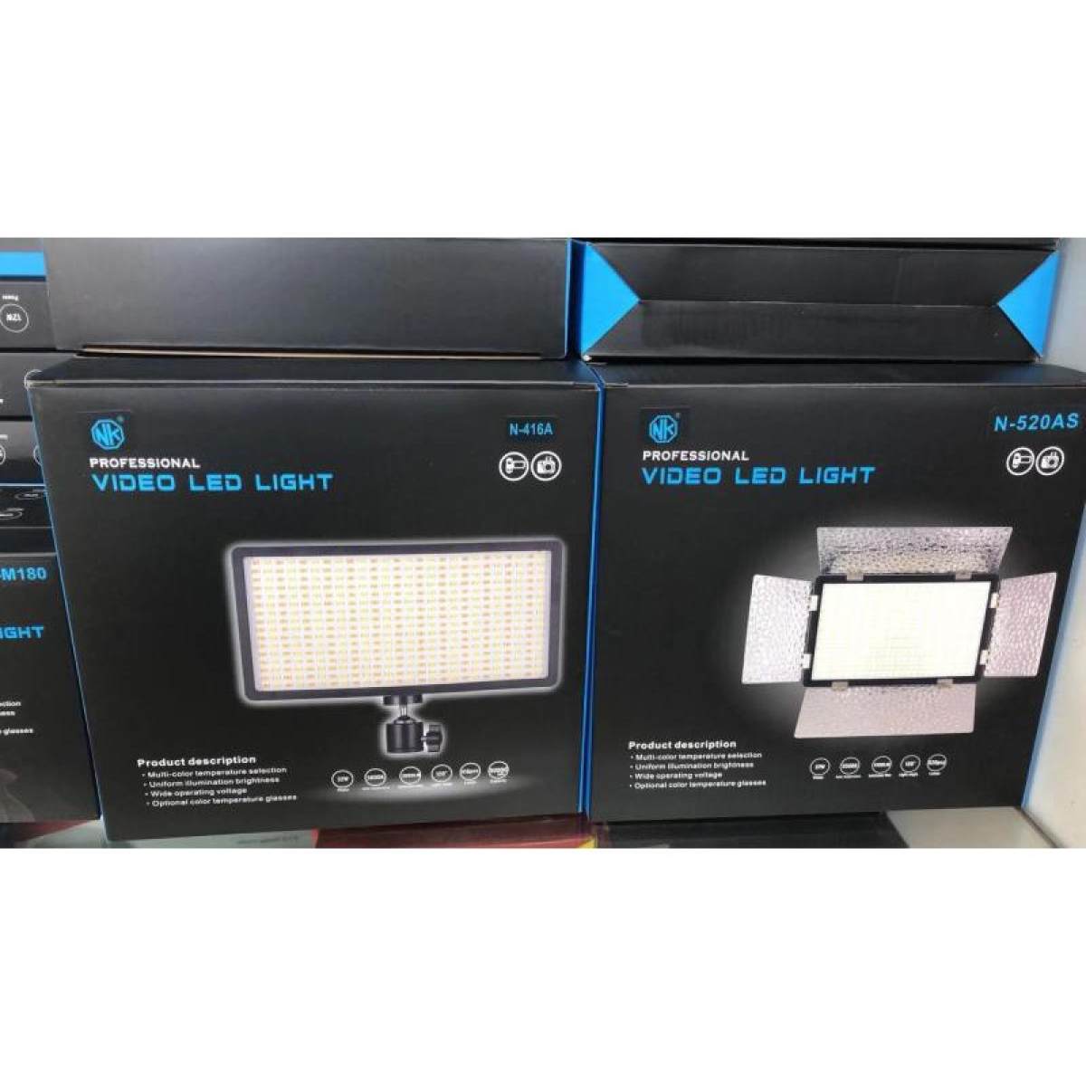 Professional Video N-520AS LED 3200K-5500K Color Temperature Studio Light
