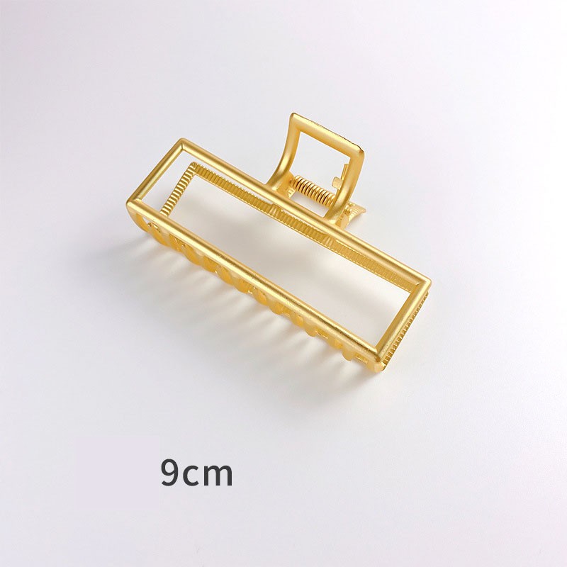 Accessories Ins New Girls Korean Hair Clip Catch Hairclips Gold Metal
