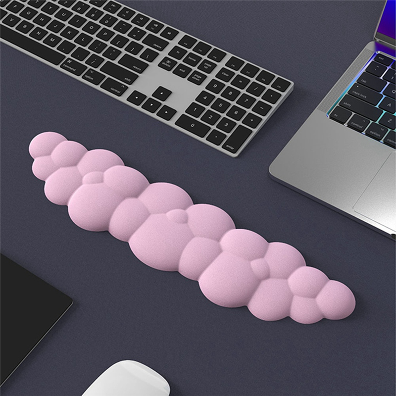 1 PCS Cloud Mouse Pad Wrist Support Ergonomic Palm Rest Purple for Computer,Laptop,Office Work,PC. 