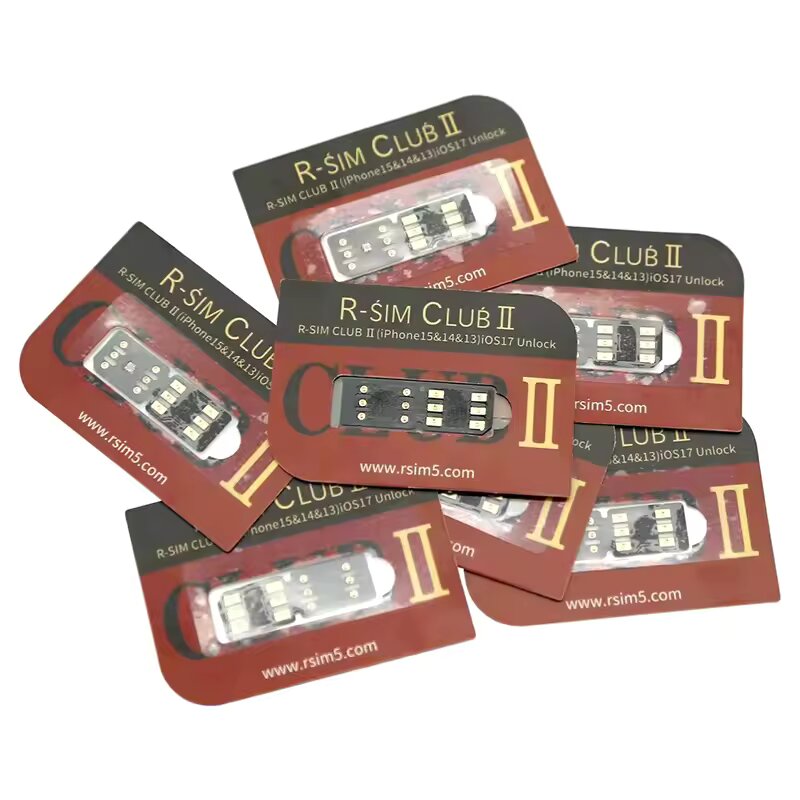 R-SIM CLUB 2 RSIM Dual-chip CPU eSim TMSI iPCC ICCID For IOS 18 iPhone SE 12 13 14 15 16 PRO MAX Unlocking Card Sticker. 