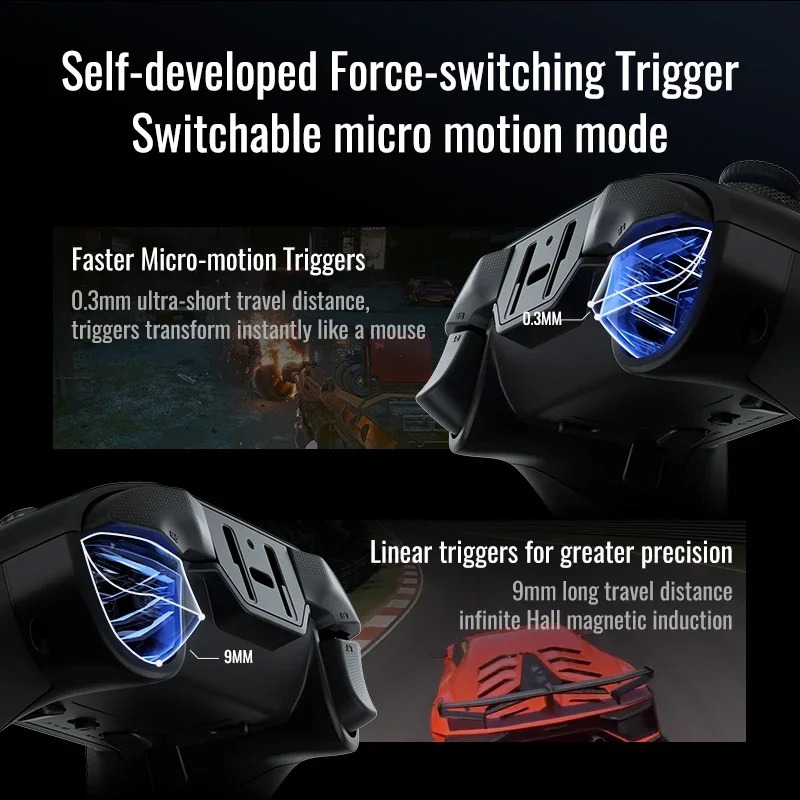 Original Flydigi Vader 4 Pro Gamepad Athletic Elite Handle Wireless Gaming Controllers With Hall Rocker For Xbox Steam Pc Custom. 