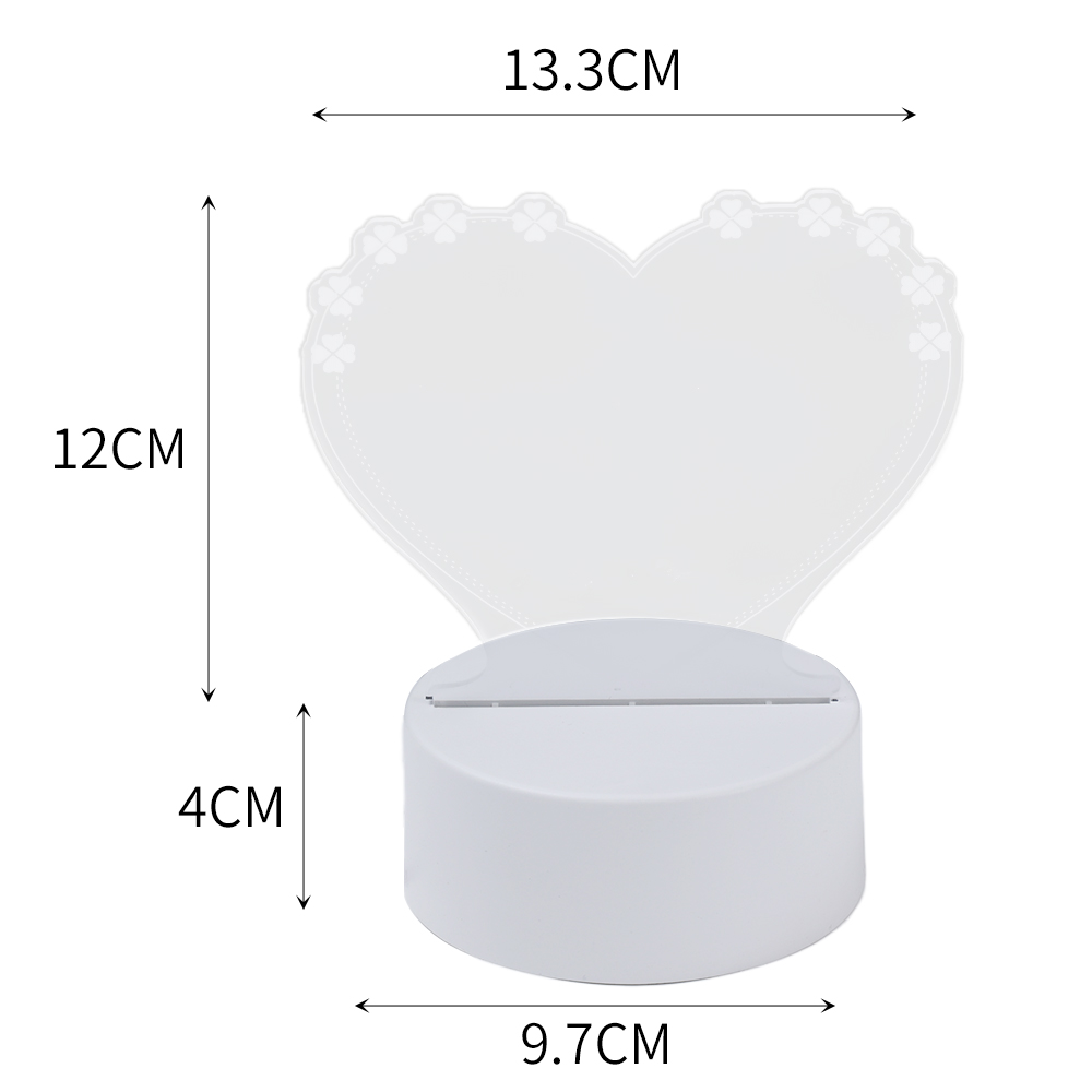 Erasable Luminous Transparent Home Desktop Acrylic Notepad Small Whiteboard Writing Message Boards. 