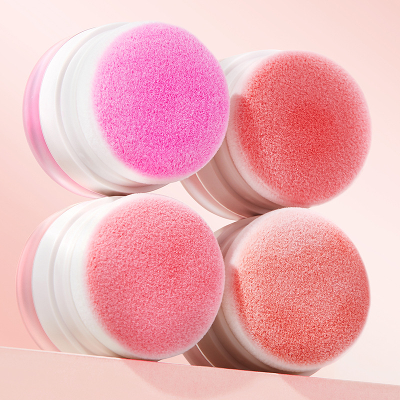 GECOMO Cloud Soft, slightly drunk blush, powder matte, long-lasting makeup, delicate, not easy to fly powder, no powder, and improve complexion. 