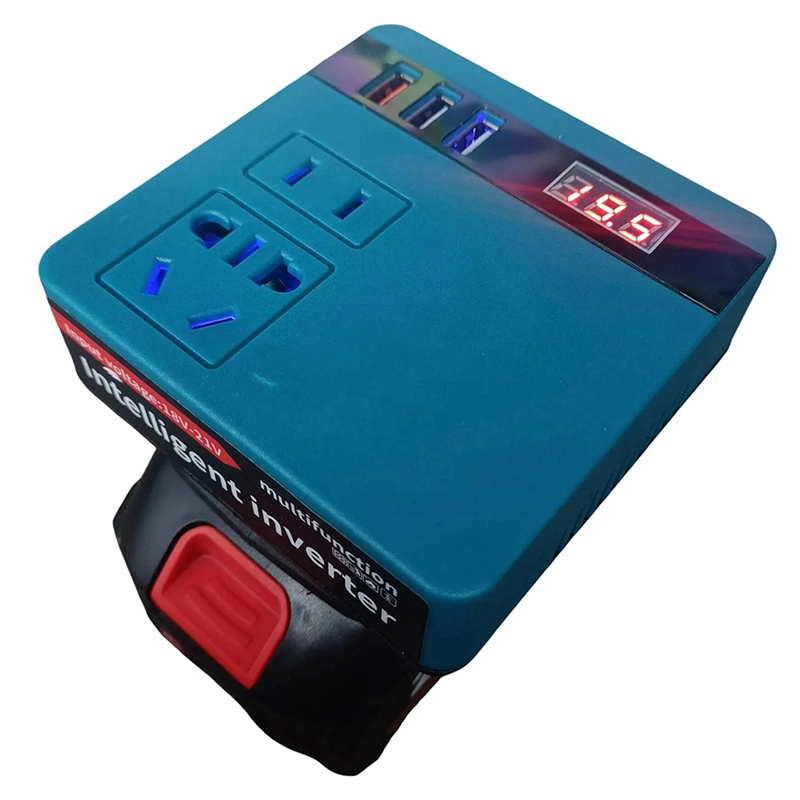 Power Source Inverter for Lithium Battery, AC220V/DC5V/20V for Outdoor Operation. 